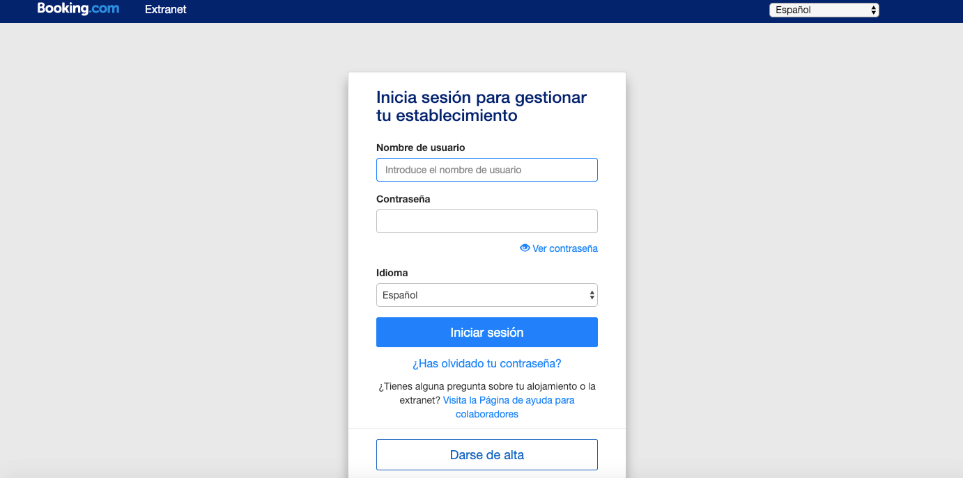 Extranet Booking Admin Qu Es C mo Entrar Qu Puedes Gestionar 